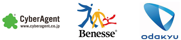 主なロゴマーク+ロゴタイプ一体型